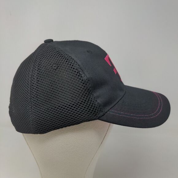 T Mobile Tuesdays Women's Mesh Back Strapback Hat Black Pink OSFA - Picture 4 of 7